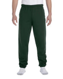 Men's Hunter Green Fleece Stretch Sweatpants