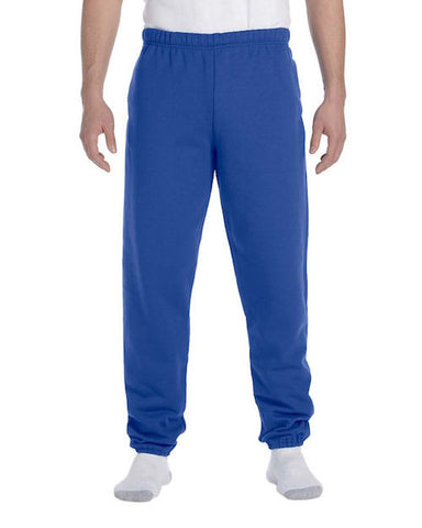 Men's Royal Blue Fleece Stretch Sweatpants