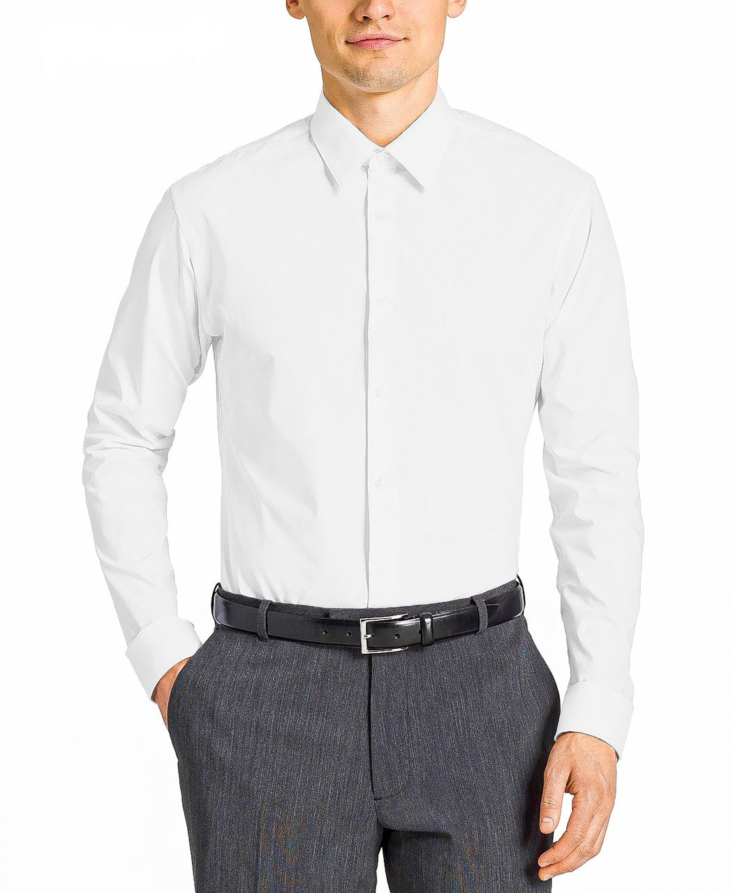 Snow White Modern Fit Dress Shirt