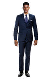 Navy Blue Ultra Slim Fit 3-Piece Prom Suit