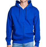 Royal Blue Zip Up Hoodie Sweatshirt