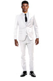 Snow White Ultra Slim Fit 3-Piece Prom Suit